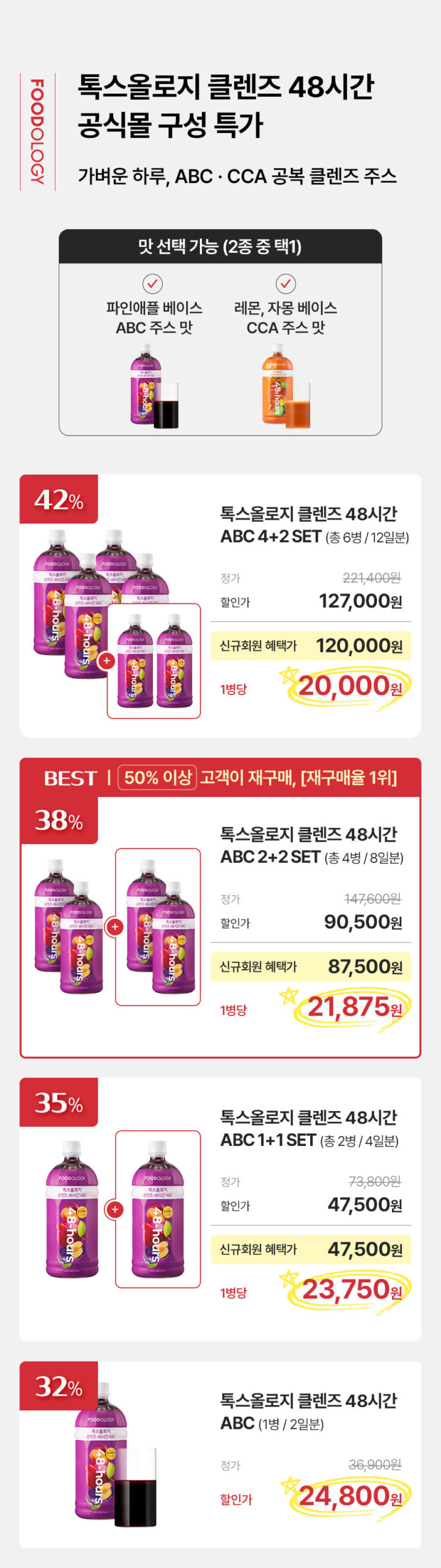 톡스올로지 클렌즈  48시간_가격